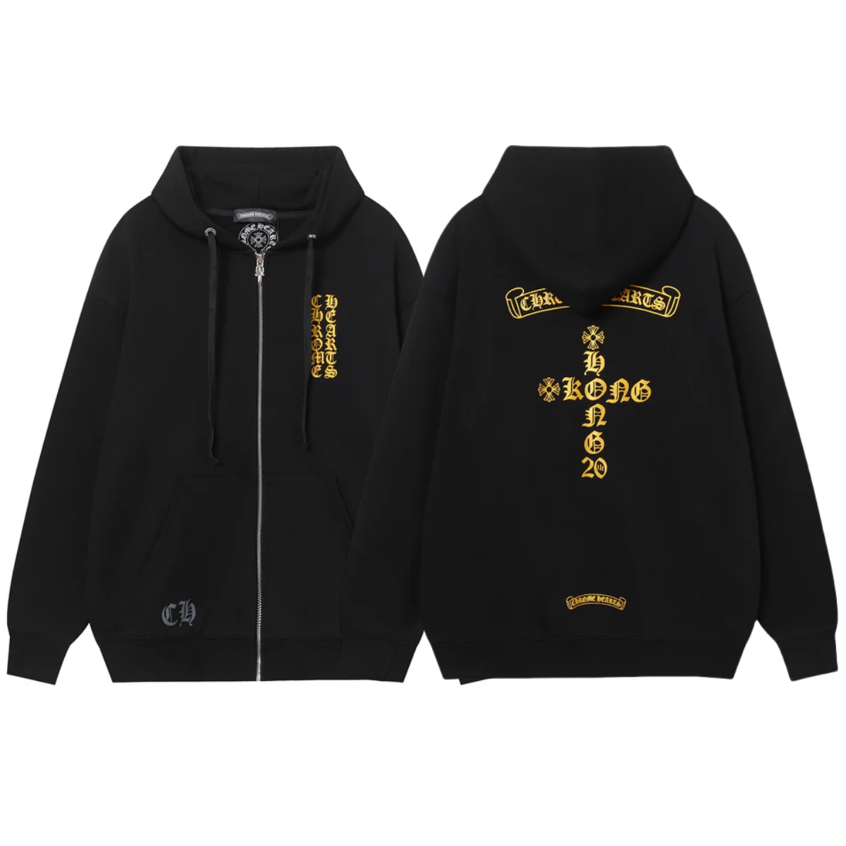 Chrome Hearts Zip Up Hoodie 9823