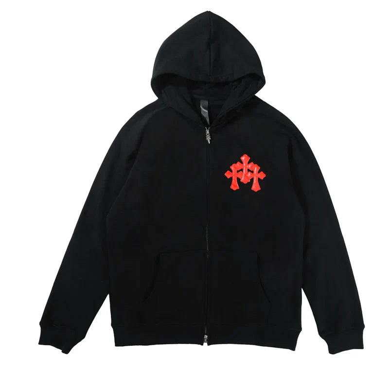 Chrome Hearts Zip Up Hoodie 8652