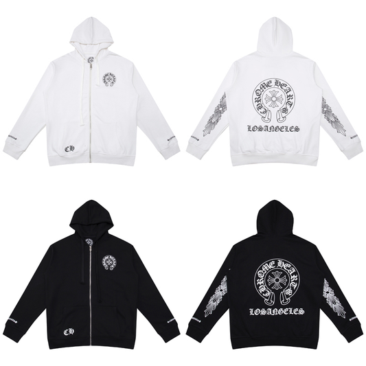 Chrome Hearts Zip Up Hoodie N5009