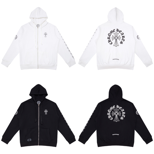 Chrome Hearts Zip Up Hoodie N5007